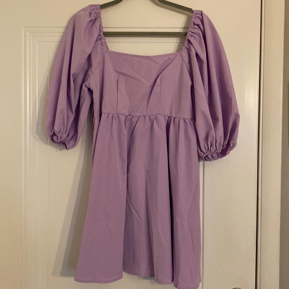 Lavender Mini Dress